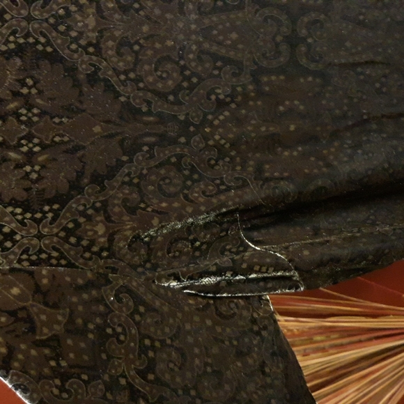 Sag Harbor Woman long sleeve shell, black and gray (#40) - Picture 5 of 7